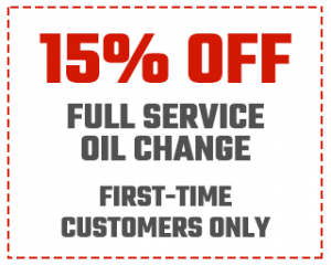 New Customers 15% off Full Service Oil Change