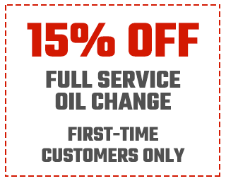 New Customers 15% off Full Service Oil Change